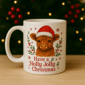 Highland Christmas Cheer Mug