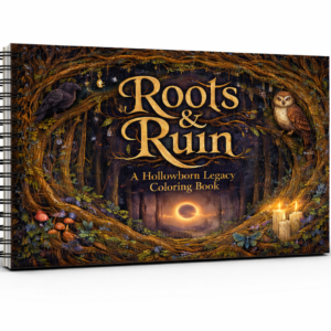 Roots and Ruin Adult Coloring Book