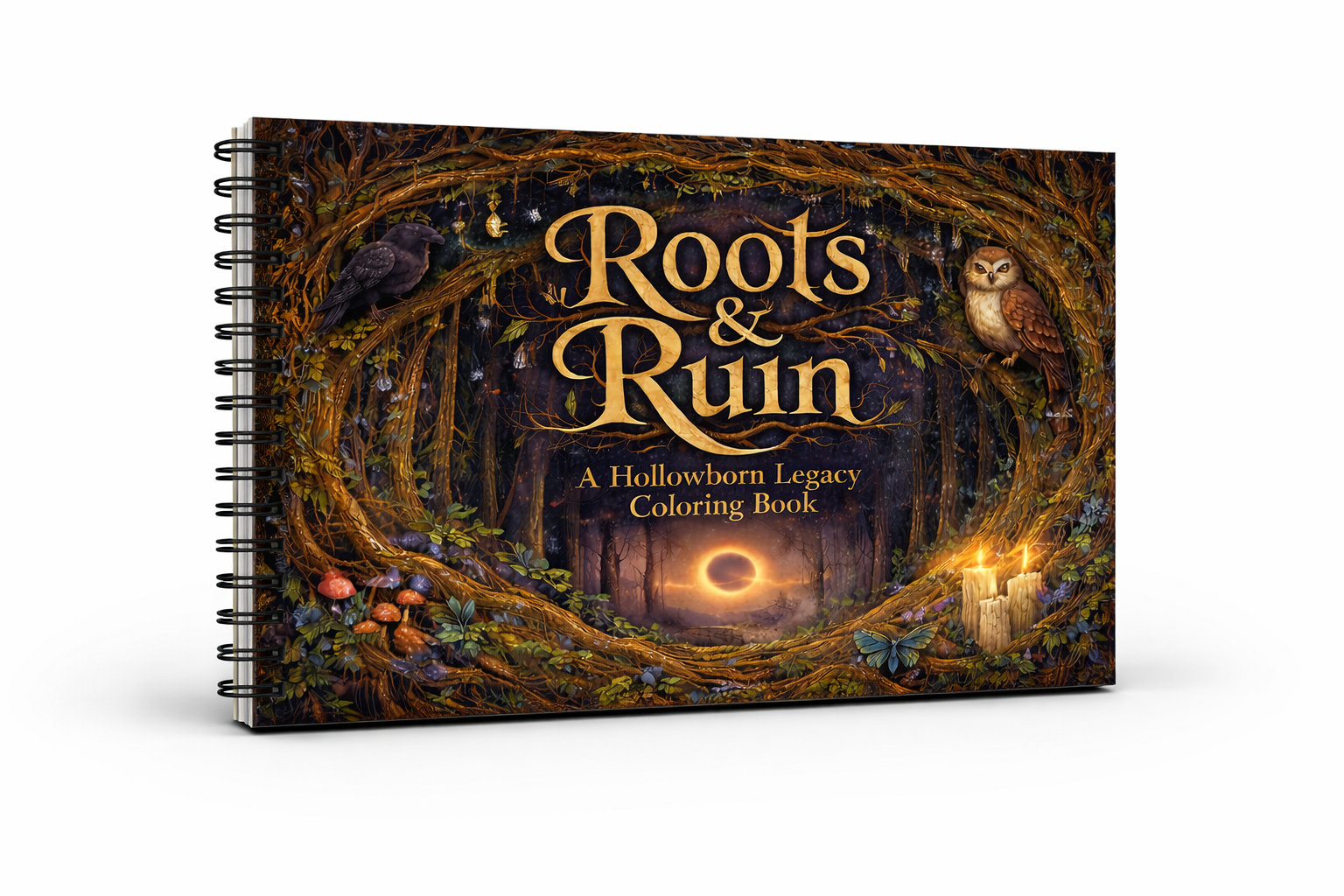 Roots and Ruin Adult Coloring Book